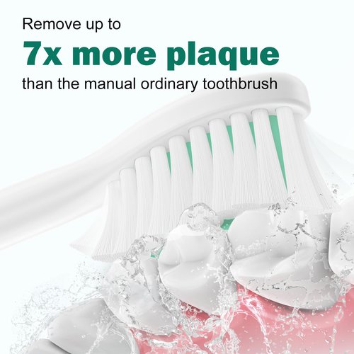 Replacement Toothbrush Heads for Philips Sonicare E-Series/Essence/Xtreme/Elite and Other Screw-on Models, 4 Pack, Dupont Bristles for Effective Cleaning