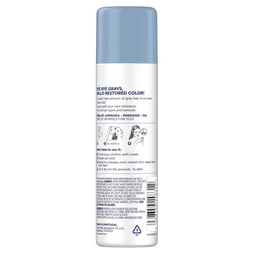 Clairol Root Touch-Up Hair Coloring Spray - Black Color for Quick Coverage | 1 Pack