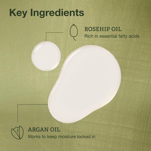 Botanics Overnight Face Oil for Men - Hydrating Nighttime Face & Beard Oil for Dry Skin - Lightweight, Non Greasy & Powered by Rosehip Oils - Vegan & Cruelty Free Men's Skincare (0.84 Fl Oz)