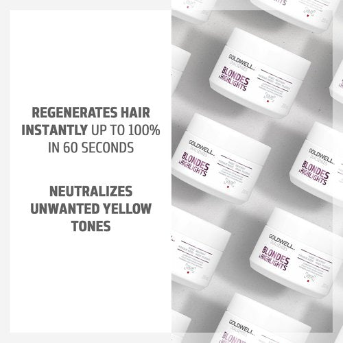 Goldwell Dualsenses Blondes & Highlights Anti-Yellow Treatment - 6.8oz (200mL) for Radiant Hair