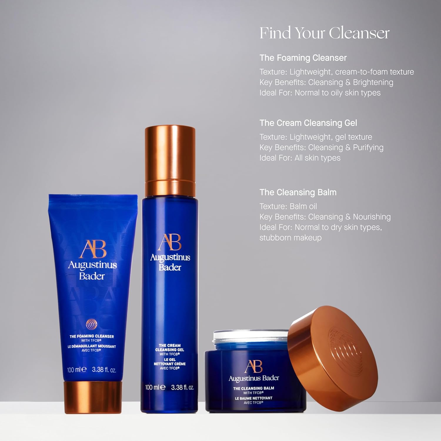 Augustinus Bader Foaming Cleanser - Luxury Hydrating Face Cleanser for Impurities & Oil - 150 ml / 5 fl oz