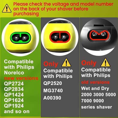 BENSN 5V1A Charger for Philips Norelco OneBlade | Compatible with QP2724, QP2834, QP1924 & More