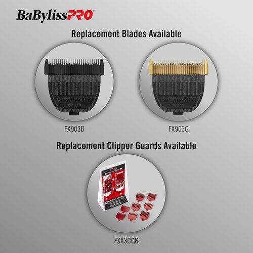 BaBylissPRO FX3 Barberology Collection - Professional Hair Clippers & Trimmers Set