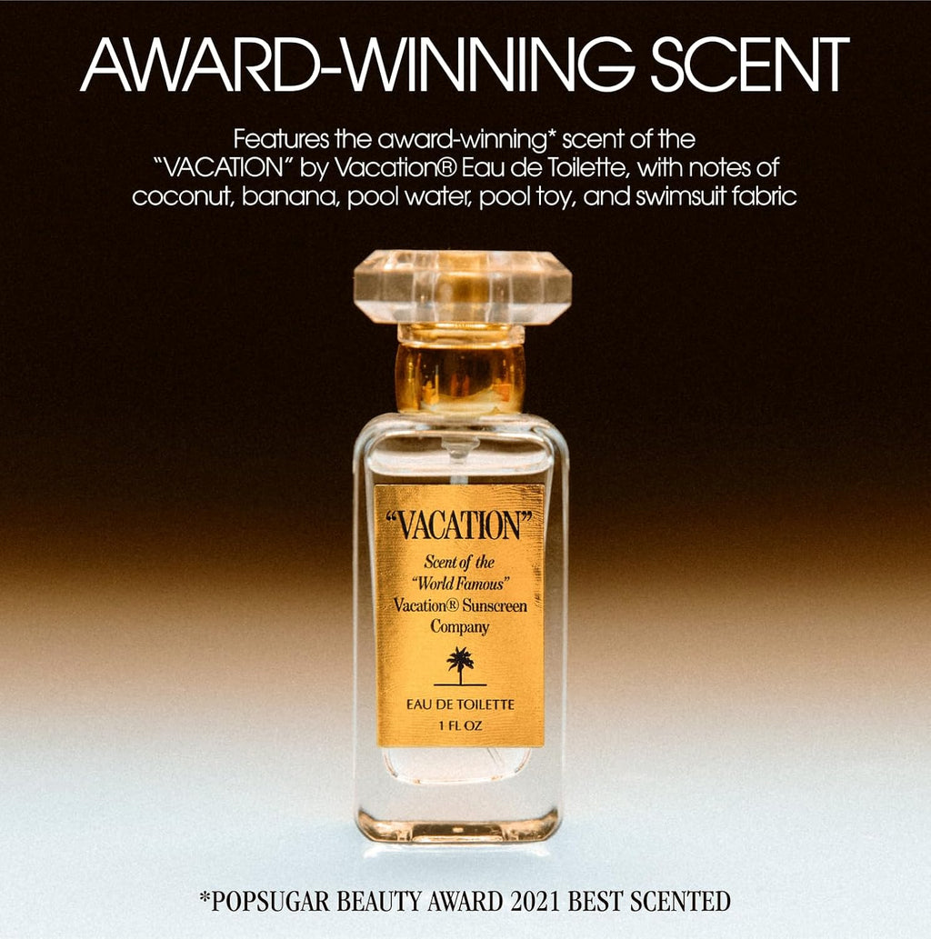 Vacation Shimmer Oil SPF 30 - Water-Resistant Body Sunscreen Enhances All Skin Tones | Travel Size 2.9 Fl. Oz.