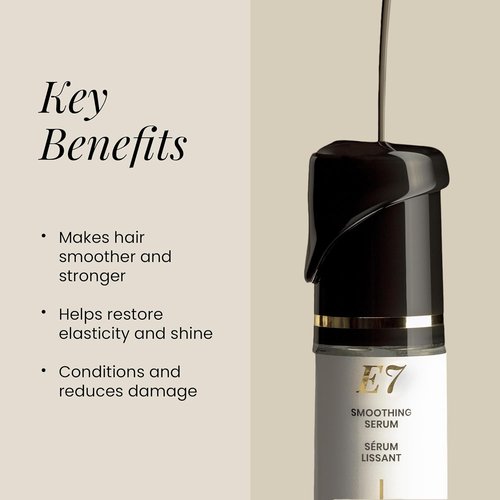 ALOXXI E7 Smoothing Serum - Lightweight Hair Serum with 7 Essential Oils for All Hair Types | 3.4 Fl Oz