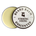 Striking Viking Beard Balm - Unscented 2 Ounces | Fragrance-Free Care & Styling with Argan & Jojoba Oils