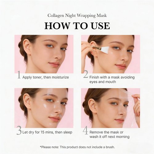 MEFELE Cln Peel Off Mask,Collagen Face Mask, Hydrating Overnight Hydrogel Mask,Gentle Skin Care, Pore Minimizing - Korean Skincare -Elasticity Improvement - Better Than Sheet Masks