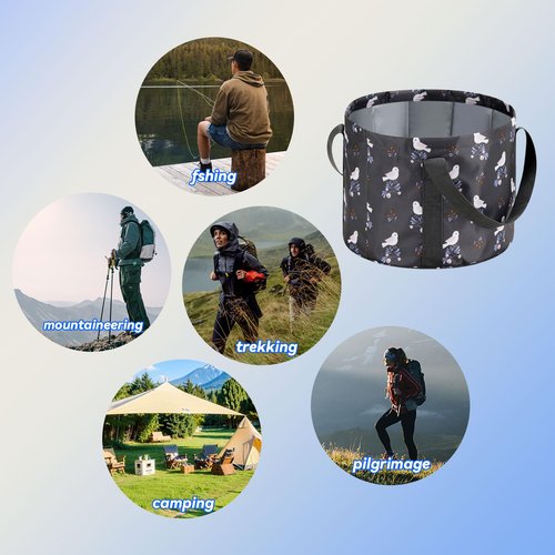 Portable Travel Foot Bath Tub, Collapsible Bucket for Soaking Feet, Foot Soaking Bath Basin Portable, Foot Spa Soaking Feet Home Pedicure Basin Outdoor Camping