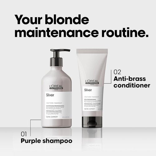 L'Oréal Professionnel Paris Purple Shampoo - Neutralizes Yellow Tones for Blonde & Color-Treated Hair