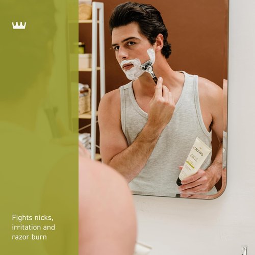 Cremo Sage & Citrus Shave Cream - Ultra-Slick Formula for Men | Prevents Nicks & Razor Burn, 6 Fl Oz