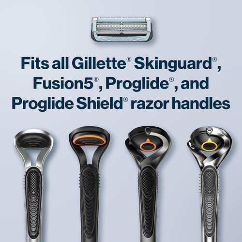 Gillette SkinGuard Men's Razor Blades, 8 Blade Refills