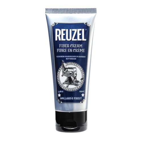 Reuzel Fiber Cream - Low Shine Hair Styling Cream for All-Day Hold | 3.38 oz