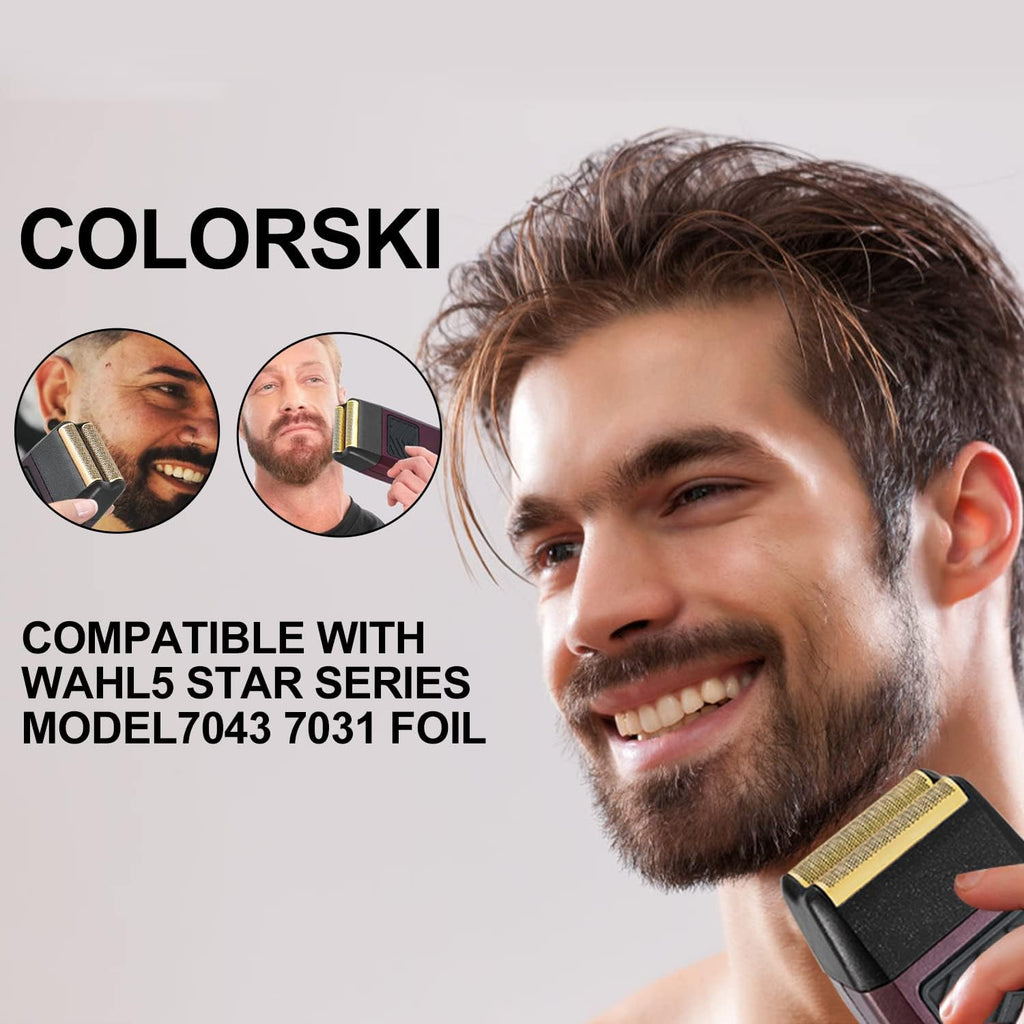 Wahl 5 Star Series Finale Shaver Replacement Foil & Cutter Assembly - Super Close Gold | 2 Pcs Set