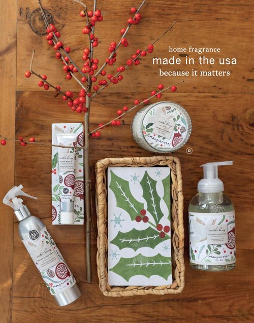Mangiacotti Hand Repair Cream – Shea Butter & Chamomile, Fast-Absorbing Moisturizer for Dry Hands, Made in USA, 1.8 oz, Winter Berry
