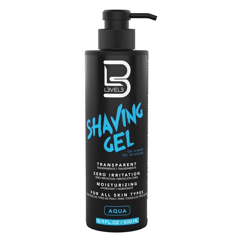 L3 Shaving Gel | Non-Irritating Straight Razor Shave Gel with Refreshing Scent - 8 oz
