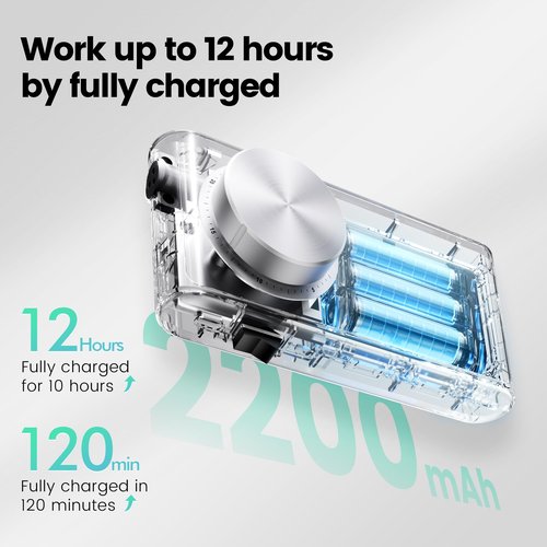 L'UGX Professional Nail Drill 30000RPM, Cordless Rechargeable Electric Nail File for Acrylic Nails Gel Polishing, Efile Nail Kit for Manicure Pedicure, Low Noise Low Vibration, 7Pcs Drill Bits, Pink