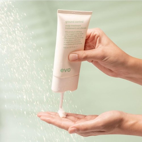 Evo Ground Control Scalp Treatment - Hydrating Formula for Dry, Itchy Scalp | Adds Shine & Softness - 5.07 fl oz