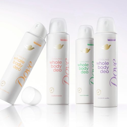 Dove Aluminum-Free Whole Body Deodorant - Coconut & Vanilla | 72-Hour Odor Control, 4 oz