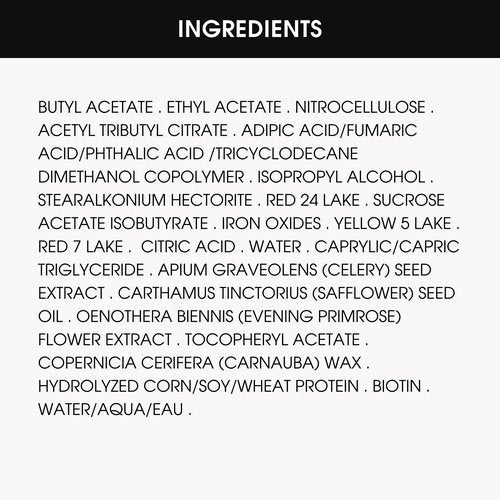 Deborah Lippmann Gel Lab Pro Nail Polish Treatment Enriched for Health, Wear, and Shine No Animal Testing, 21 Free, Vegan Red and Purple Colors