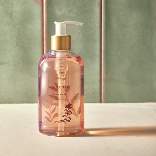 Thymes Moisturizing Hand Wash Soap - Luxurious Glycerin & Calendula Formula - Comforting Sienna Sage, 8.25 oz