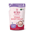 Arau Baby Foam Body Soap - Natural Lavender Scented Foaming Wash for Sensitive Skin | 15.21 Fl Oz