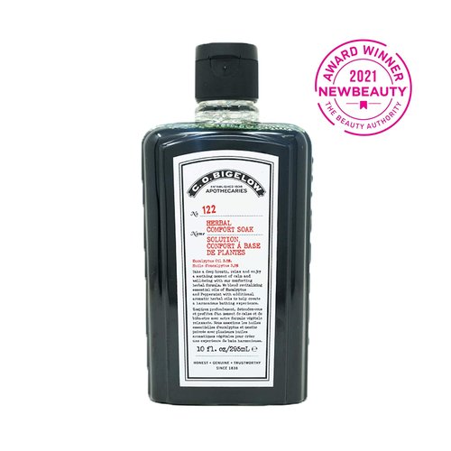 C.O. Bigelow Herbal Comfort Soak, Aromatherapy Bath Soak for Discomfort, Relaxation & Tired Muscles with Essential Oils, Eucalyptus, Peppermint, Echinacea, 10 fl oz