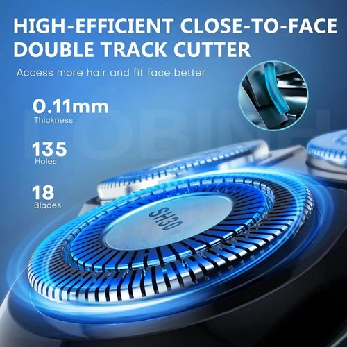 Philips Norelco SH30 Replacement Heads - Upgraded Double Blades for Series 3000/2000/1000 | 6 Pack