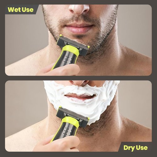 Skiennix Beard Trimmer - Rechargeable Men's Grooming Kit with Washable Electric Razors | Versatile for Face, Beard & Mustache