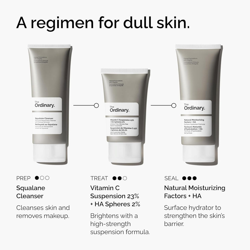 The Ordinary Vitamin C Serum - 23% Pure L-Ascorbic Acid + 2% Hyaluronic Acid Spheres