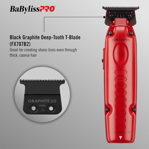 BaBylissPRO FXONE LO-PROFX Hair Clipper & Trimmer Set - Includes Charging Base & High-Capacity Battery