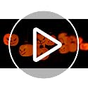 2 Pack Solar Halloween Pumpkin Lights Outdoor Decorations - 3D Swaying Design