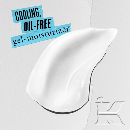 Kiehl's Ultra Facial Oil-Free Moisturizer - Shine-Reducing Gel Cream for Oily Skin | 24-Hour Hydration & Pore Minimization