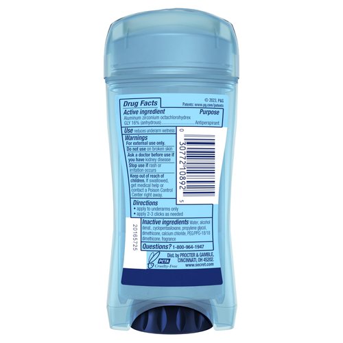 Secret Outlast Antiperspirant Deodorant for Women, 72hr Sweat & Odor Protection, Ph Balancing Minerals, Invisible Solid, Hygienic Fresh Scent, 2.6 oz (Pack of 3)