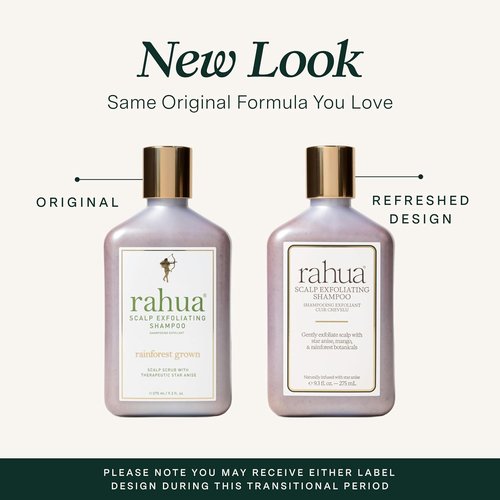 Rahua Scalp Exfoliating Shampoo - Vegan Formula for Gentle Cleansing & Buildup Removal | 9.3 Fl Oz