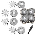 MAWAER 4pcs Head Shaver Replacement Blades for Skull Shaver Pitbull 4 Head Series and 3 Head Series