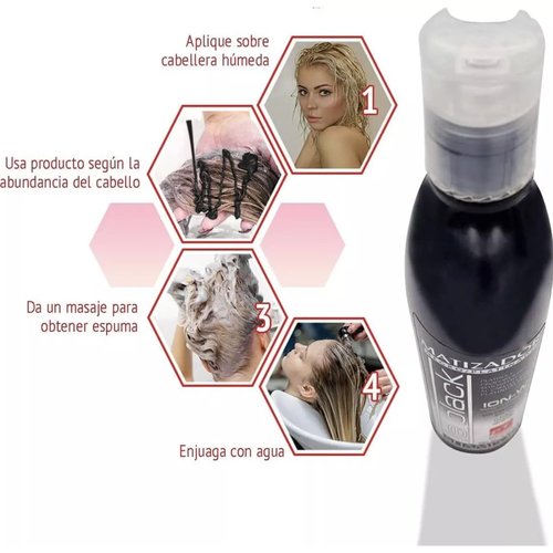 Le Black Purple Shampoo for Color-Treated Hair – Anti-Brass Toning Shampoo 16.91 fl oz – Enhances & Maintains Blonde, Silver & Gray Hair – Gentle Color-Safe Formula
