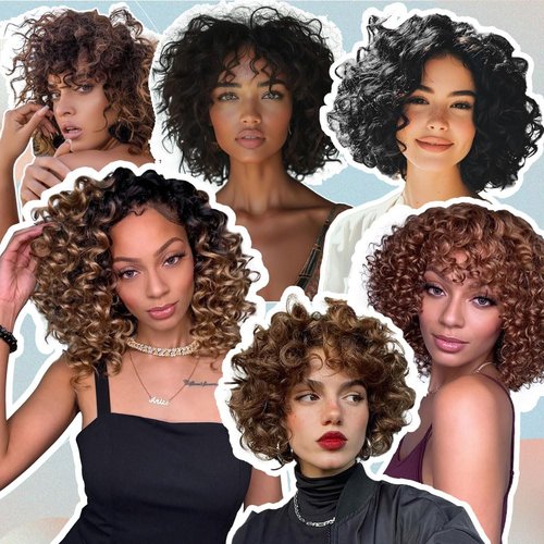 8 Packs Ocean Wave Crochet Hair Water Wave Crochet Braids for Women 14 Inch Short Curly Crochet Hair Beach Curl Deep Twist Crochet Braids Synthetic Braiding Hair Extensions (14 Inch, T1B/27#)