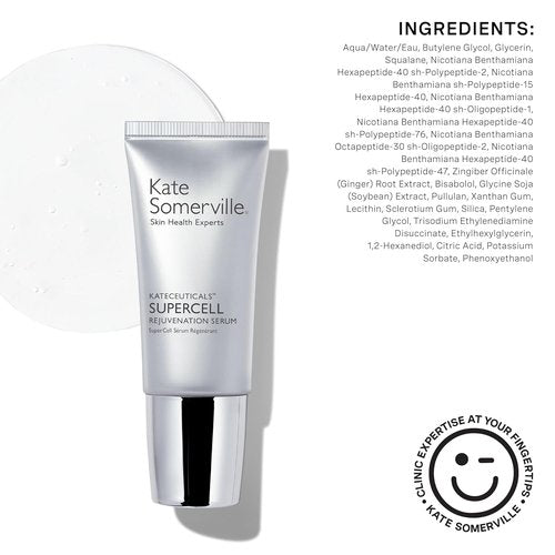 Kate Somerville KateCeuticals® SuperCell Rejuvenation Peptide Serum - Repair Damaged Skin & Reduce Fine Lines, 1 Fl Oz