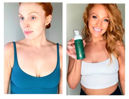 Golden Nights Self Tanner Mousse - Rapid Dark Tan for Deeper Glow | Vegan & Cruelty-Free - 7.2 oz