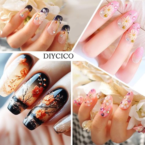 Nail Art Tools,Nail Art Brush,2 sets Nail Stand,5 PCS Dual Tipped Nail Dotting Tool and Sculpture Pen, Acrylic Silicone Nail Pen, Nail Design Tools