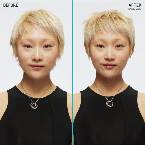 Redken Spray Wax | Invisible Texture Mist for All Hair Types - High Impact Finishing Spray for Volume & Dimension