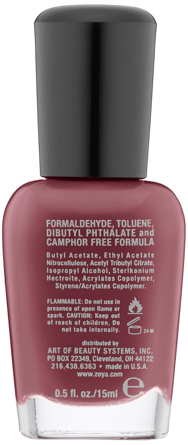 ZOYA Nail Polish - Aubrey Shade | Long-Lasting, Chip-Resistant Formula - 0.5 fl. oz.