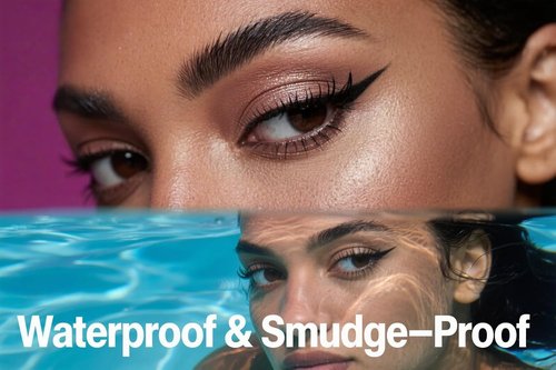 Rotating Eyeliner Stamp Pen - Dual-Ended Winged Eyeliner for Perfect Cat Eye | Waterproof & Quick Dry (Black + Brown)