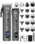 Ufree Beard Trimmer for Men Professional with Hair Clippers, Barber Clippers and Trimmers Set, Electric Razor Shavers for Men, Cordless Mens Grooming Kit for Nose, Ear, Face, Hair, Gifts