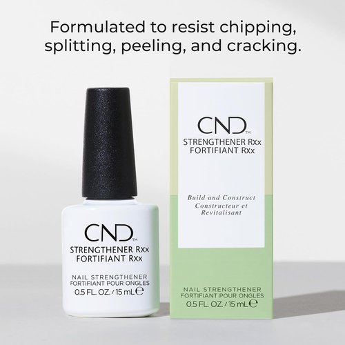CND™ Nail Strengthener RXx - Tougher, Stronger Nails & Protection for Thin Nails | 0.5 Fl Oz