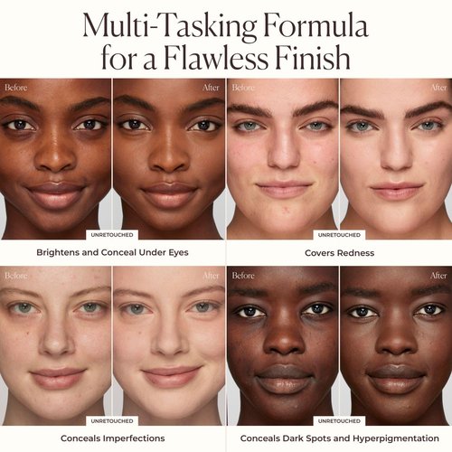 Laura Mercier Real Flawless Weightless Perfecting Serum Concealer, Long-Lasting, Waterproof, & Crease-Proof Wear, Buildable Coverage, Oil-Free, 1C1 - Light with cool undertones