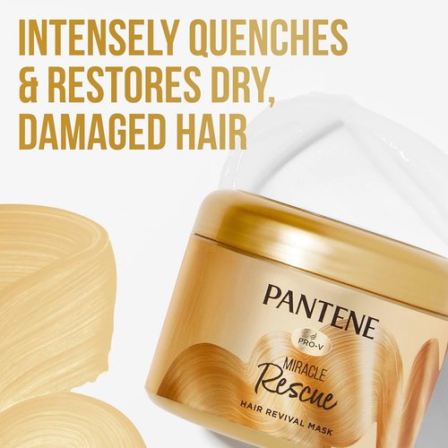 Pantene Deep Conditioning Hair Mask - Miracle Rescue for Dry, Damaged Hair | 6.4 oz