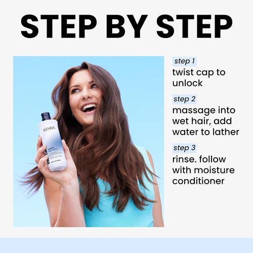 Kenra Moisture Shampoo - Boost Hydration & Shine | Nourish Dry Hair | Color Safe for Normal to Dry Hair