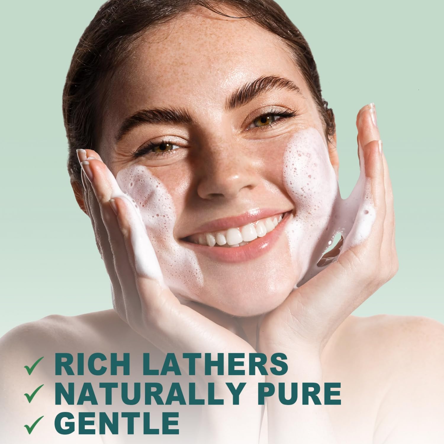 Yoken Pure Castile Liquid Soap Organic (EWG Verified, Unscented, 8 OZ), Made with Organic Oils, No Added Fragrance, Vegan, Castile Soap Liquid for Face, Laundry, Dishes, Sensitive Skin, Travel soaps