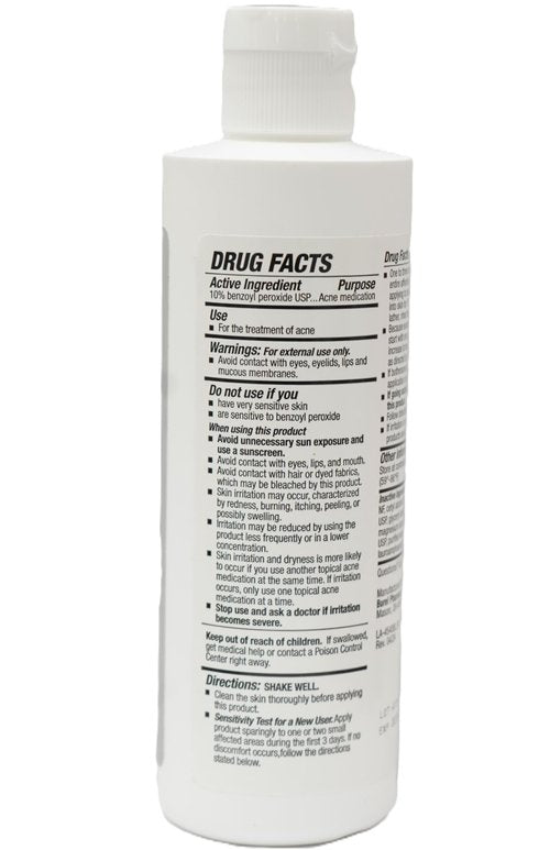 Burelpharma Benzoyl peroxide topical wash 10%